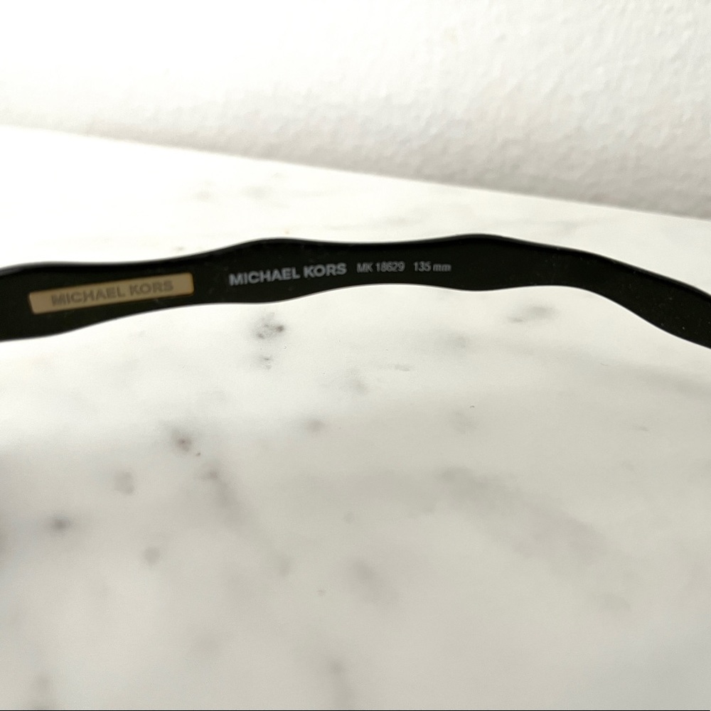 Vintage Bamboo Dark Tortoise Italian Sunglasses Michael Kors Glasses Frame 18629 - Picture 7 of 10